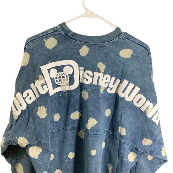 Disney Spirit Jersey Vintage Style Large Polka Dots Sweatshirt- Unisex - Picture 9 of 11